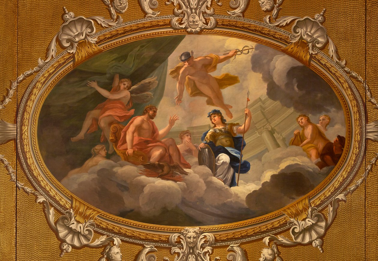 Techo de la Galería del Rey, Palacio de Kensington de William Kent