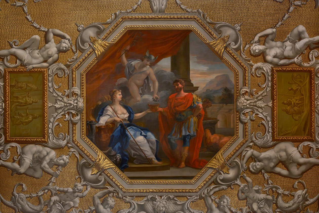 Techo de la Galería del Rey, Palacio de Kensington de William Kent