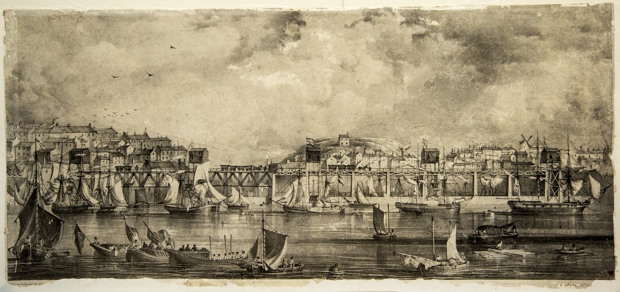 La Inauguración de Stanhope y Tyne Drops, South Shields, septiembre de 1834 de William Kidd