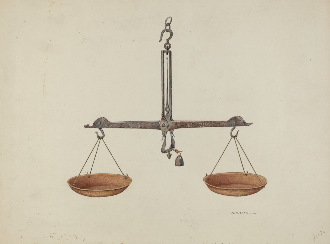 Balanza, c. 1940 de William Kieckhofel