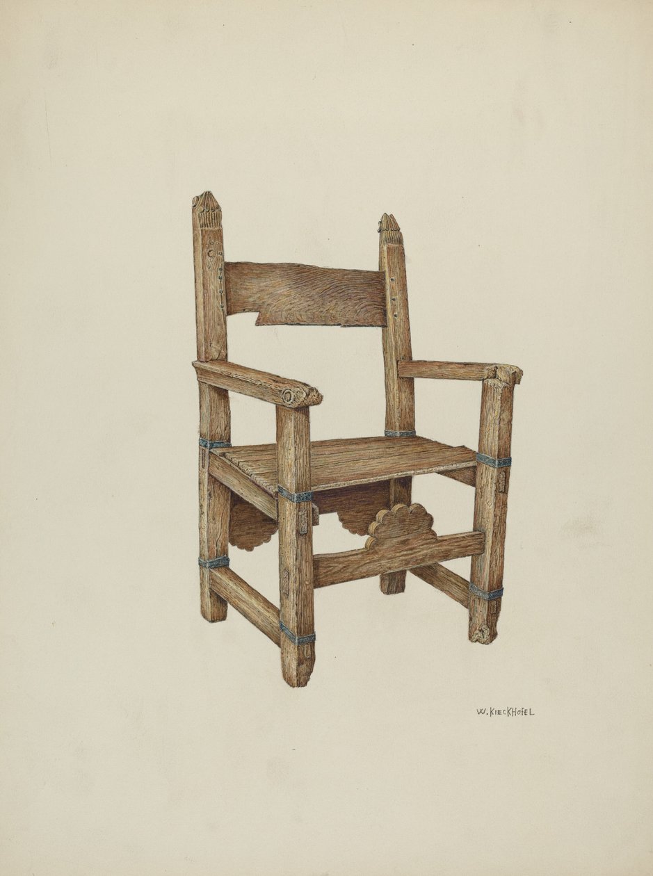 Silla del santuario de William Kieckhofel