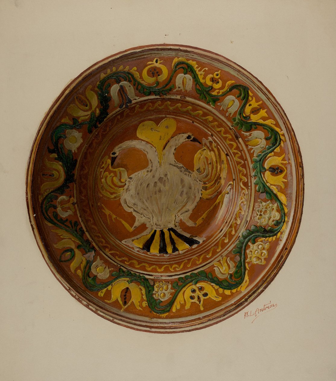 Plato alemán de Pensilvania de William L Antrim