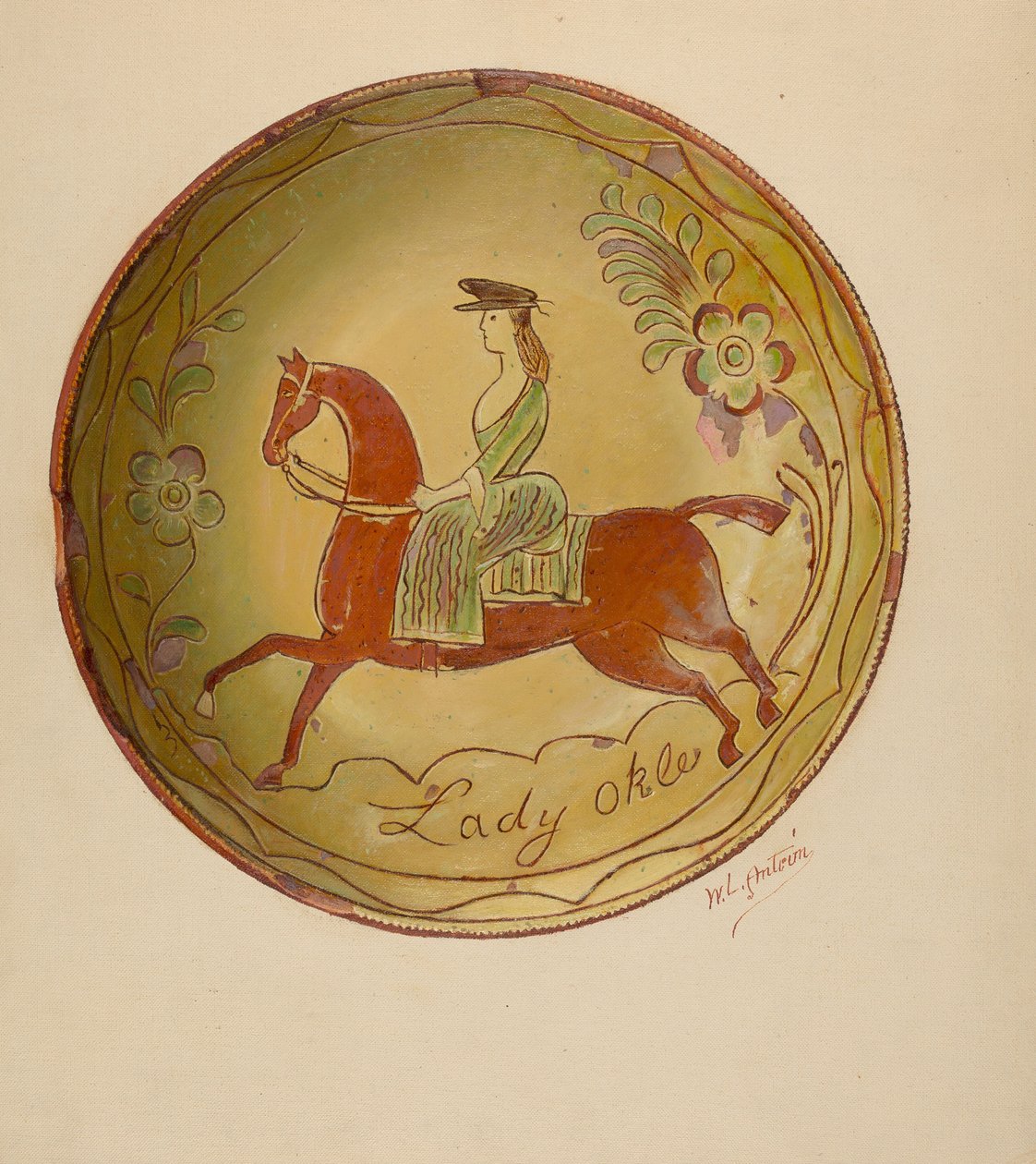 Plato de Pastel de William L. Antrim