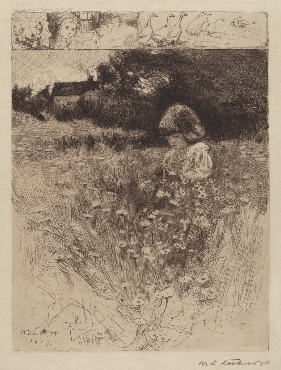 Caperucita Roja de William Langson Lathrop