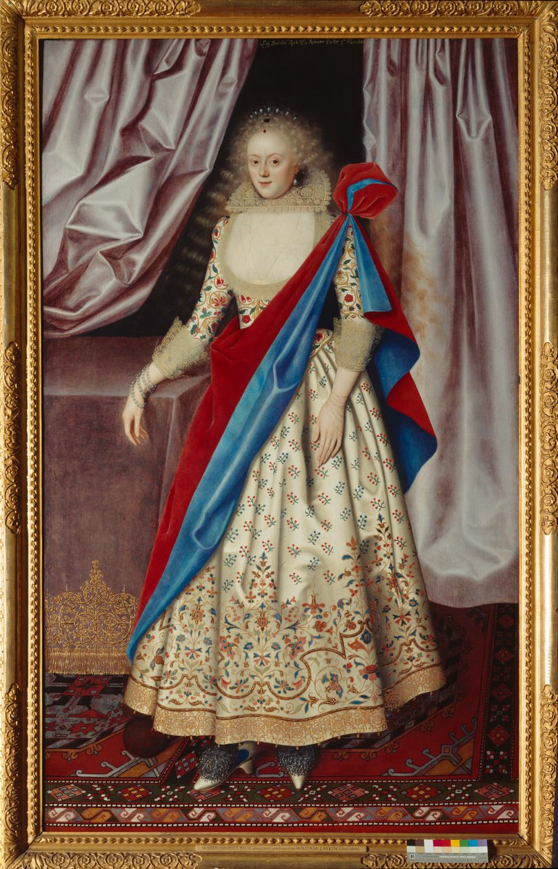 Lady Isabella Rich c.1615 (óleo sobre lienzo) de William Larkin