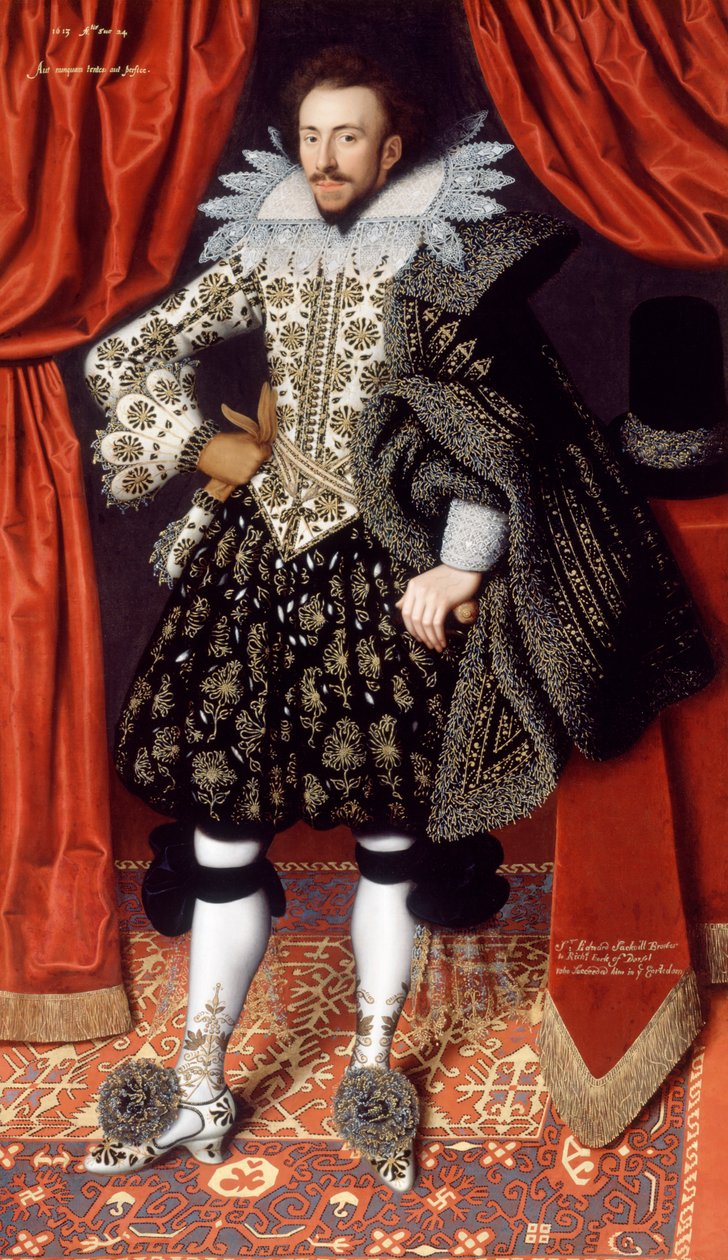 Richard Sackville c.1613 (óleo sobre lienzo) de William Larkin