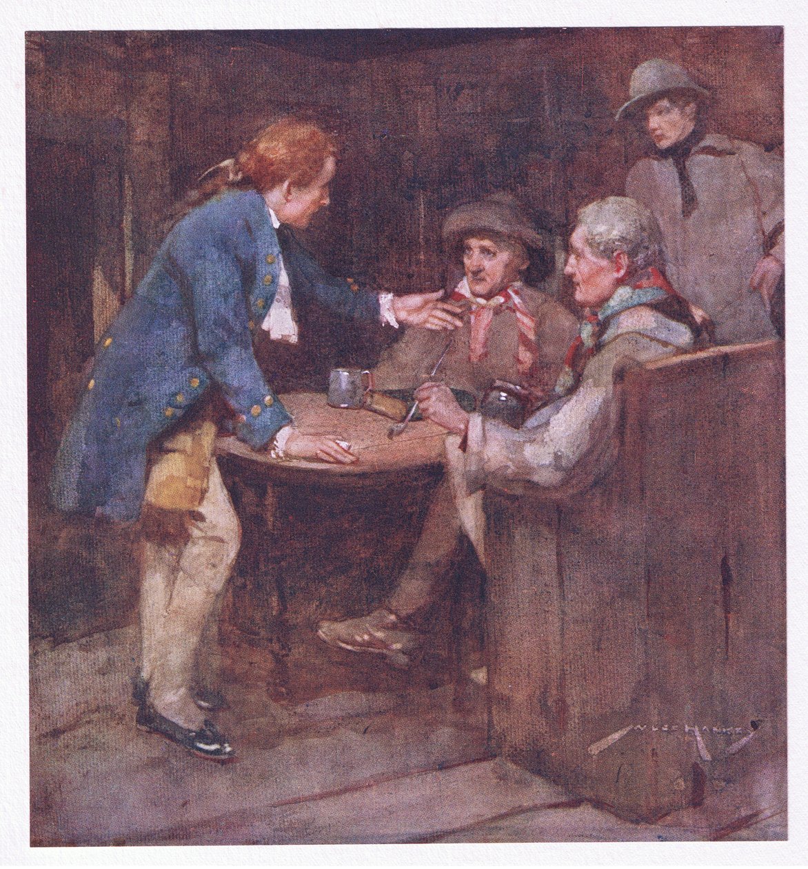 Aún tenía esperanzas, porque el orgullo aún nos asiste (litografía en color) de William Lee Hankey
