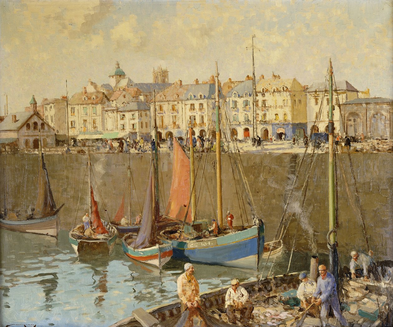 El Quai, Dieppe de William Lee Hankey