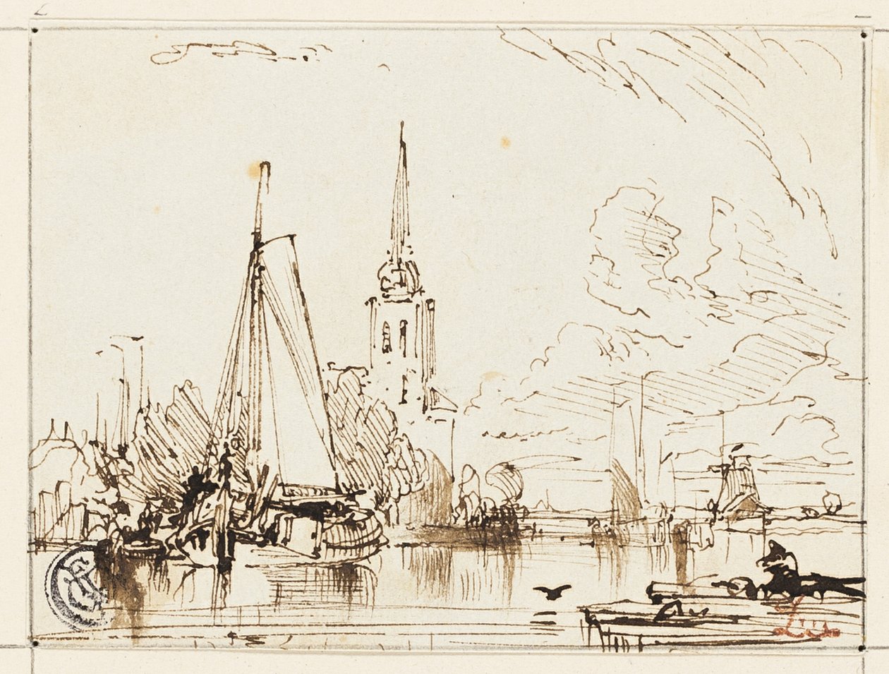 En el Támesis de William Leighton Leitch