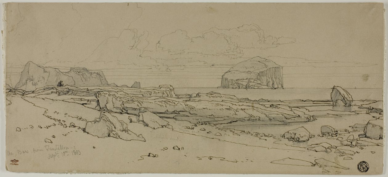 Las Barras de Tantallon, Escocia de William Leighton Leitch