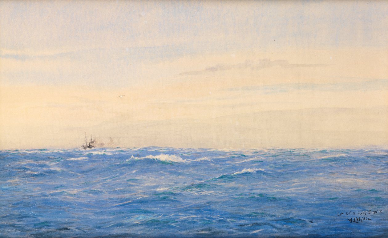 Convoy, el Mar del Norte de William Lionel Wyllie