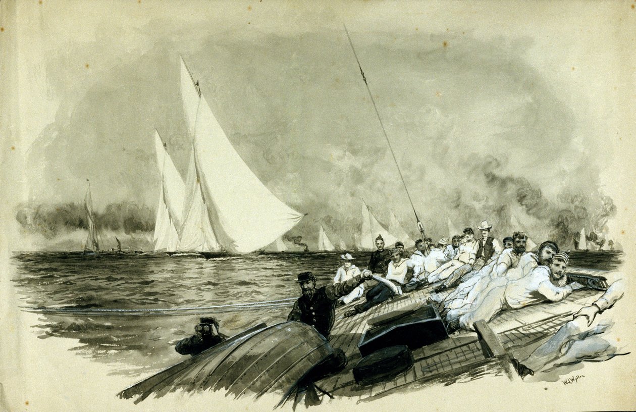 Barco de carreras de Lord Dufferin (Frederick Temple Hamilton-Temple-Blackwood de William Lionel Wyllie