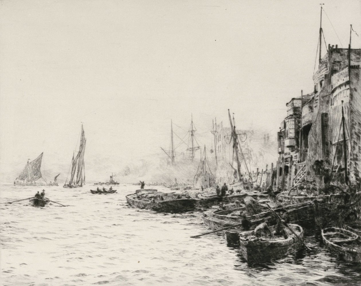 Viejo Limehouse de William Lionel Wyllie