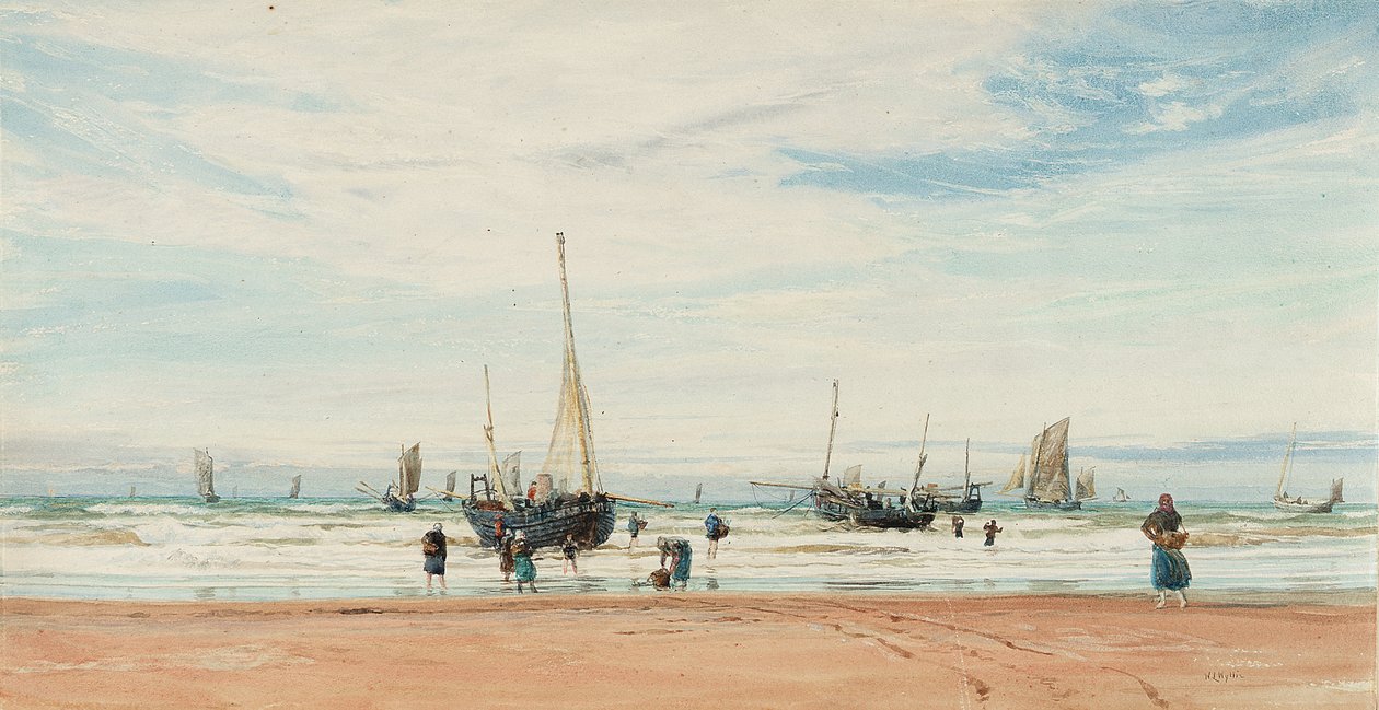 Plano de los astilleros de Portsmouth (Inglaterra) en 1850. Dibujo y acuarela (65,5x79,5 cm), de una recopilación de 1906, por D. Hucker (). de William Lionel Wyllie