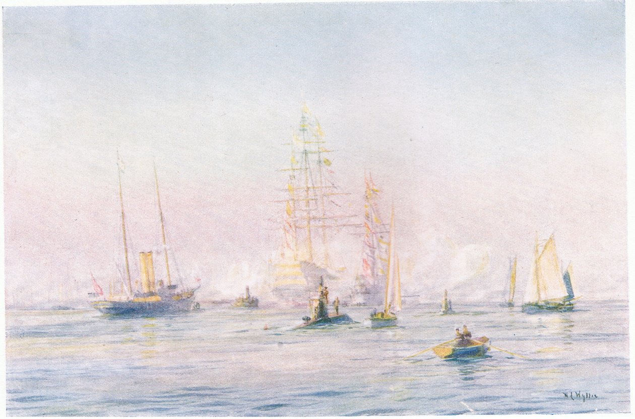 Puerto de Portsmouth 1912, 1915 de William Lionel Wyllie