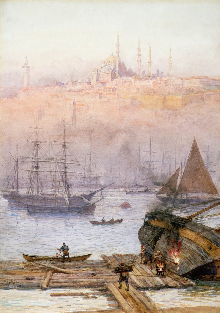 El Cuerno de Oro, 1896 de William Lionel Wyllie
