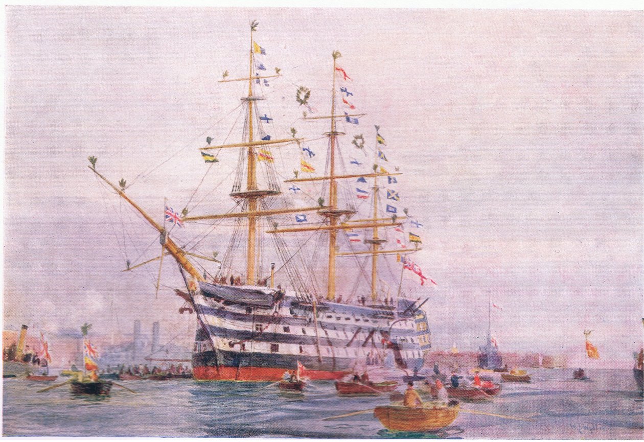 Aniversario de Trafalgar de William Lionel Wyllie