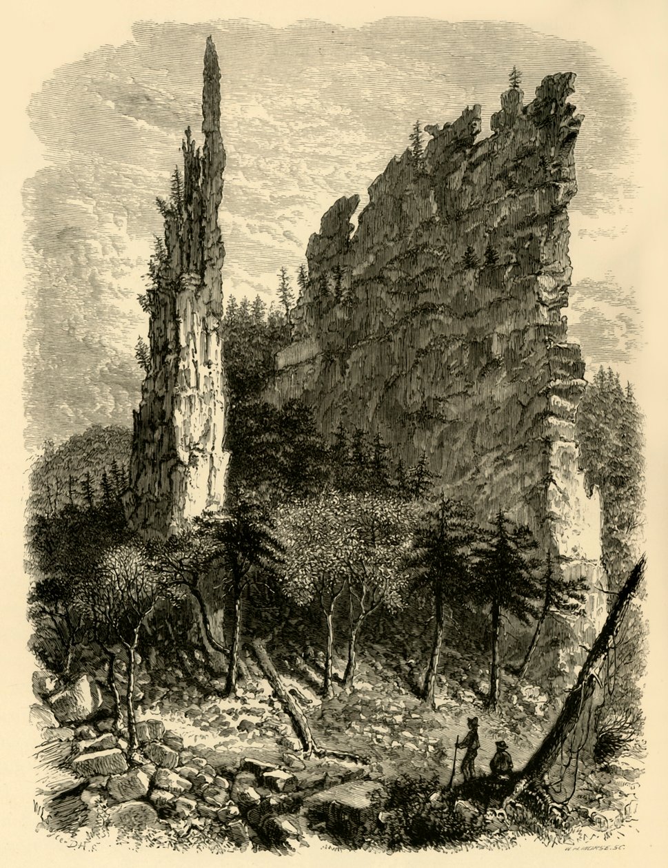 Las cumbres de Karr, 1872. de William Ludwell Sheppard