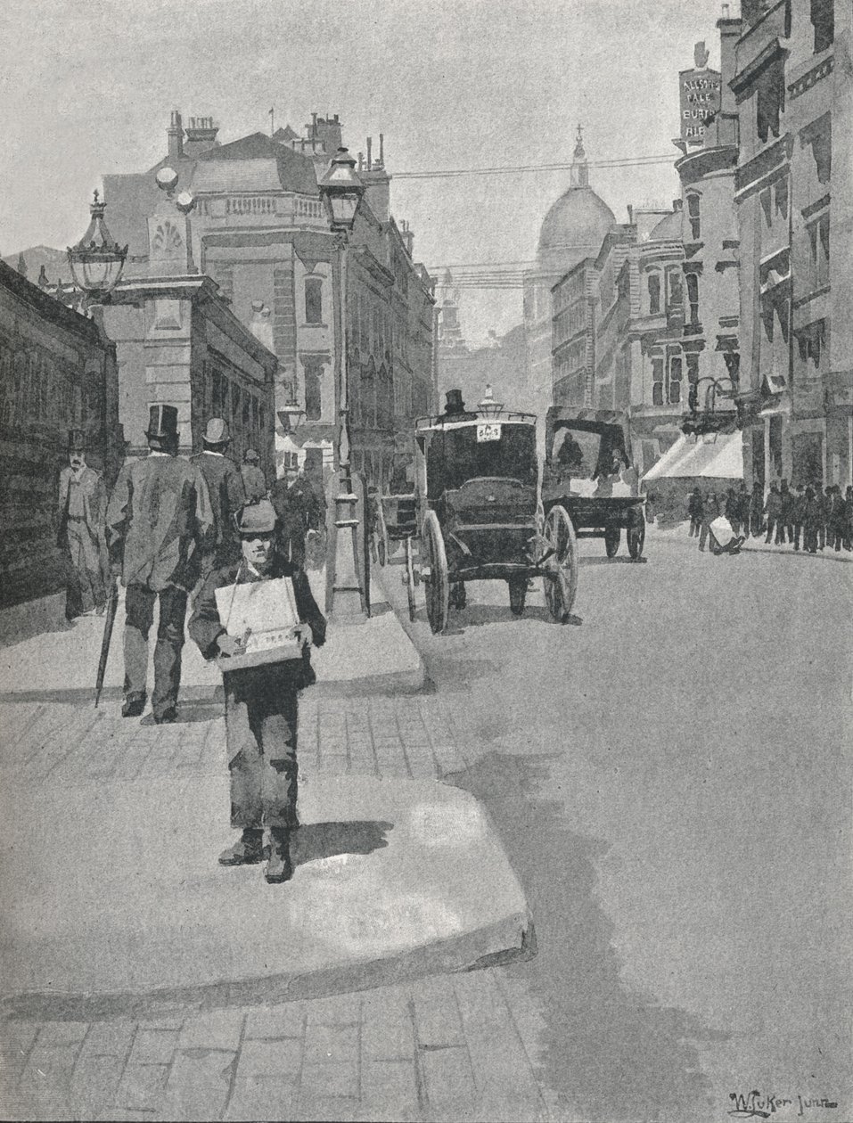 Cannon Street, 1891 de William Luker