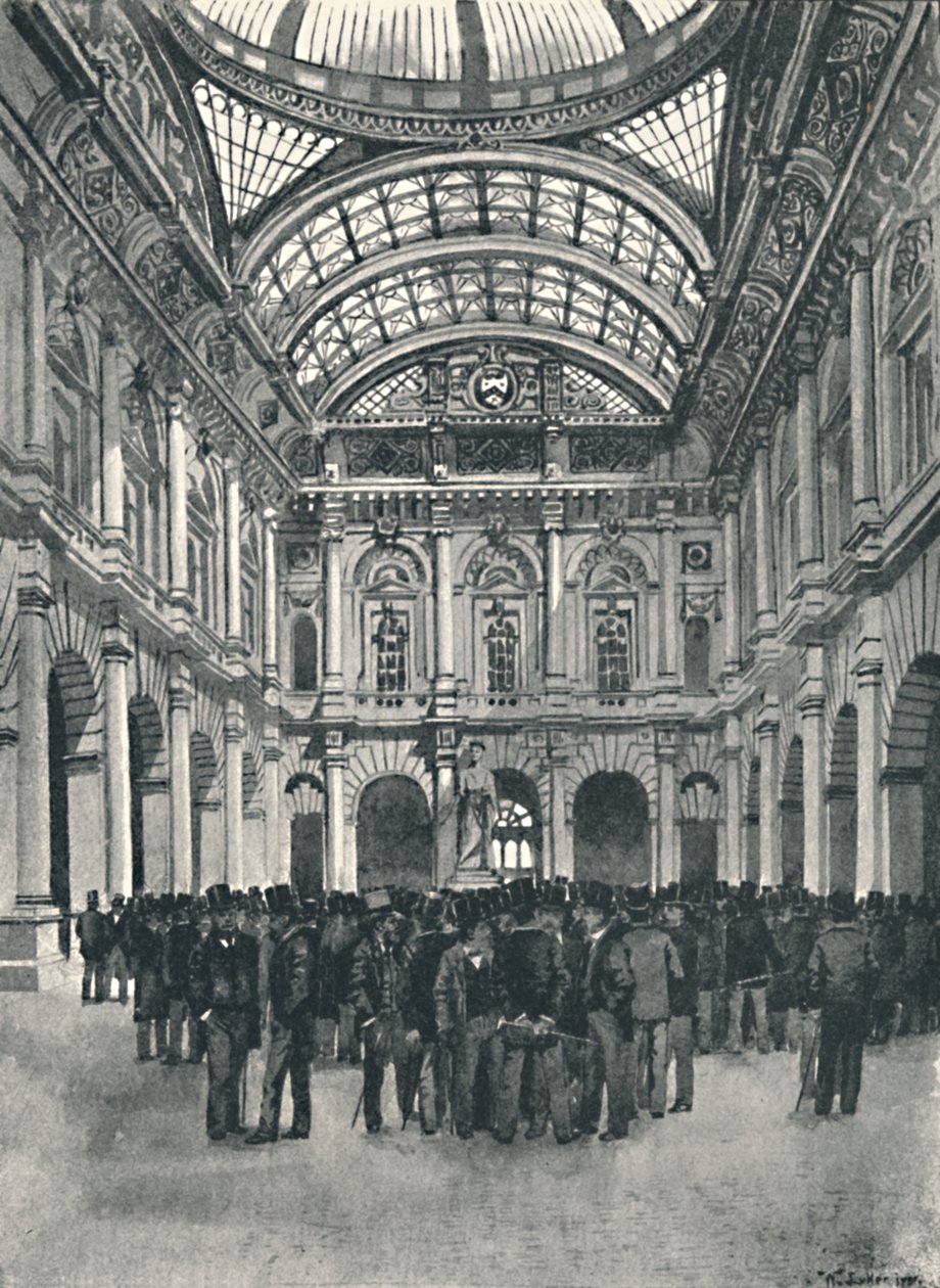 En Cambio - Royal Exchange, 1891 de William Luker