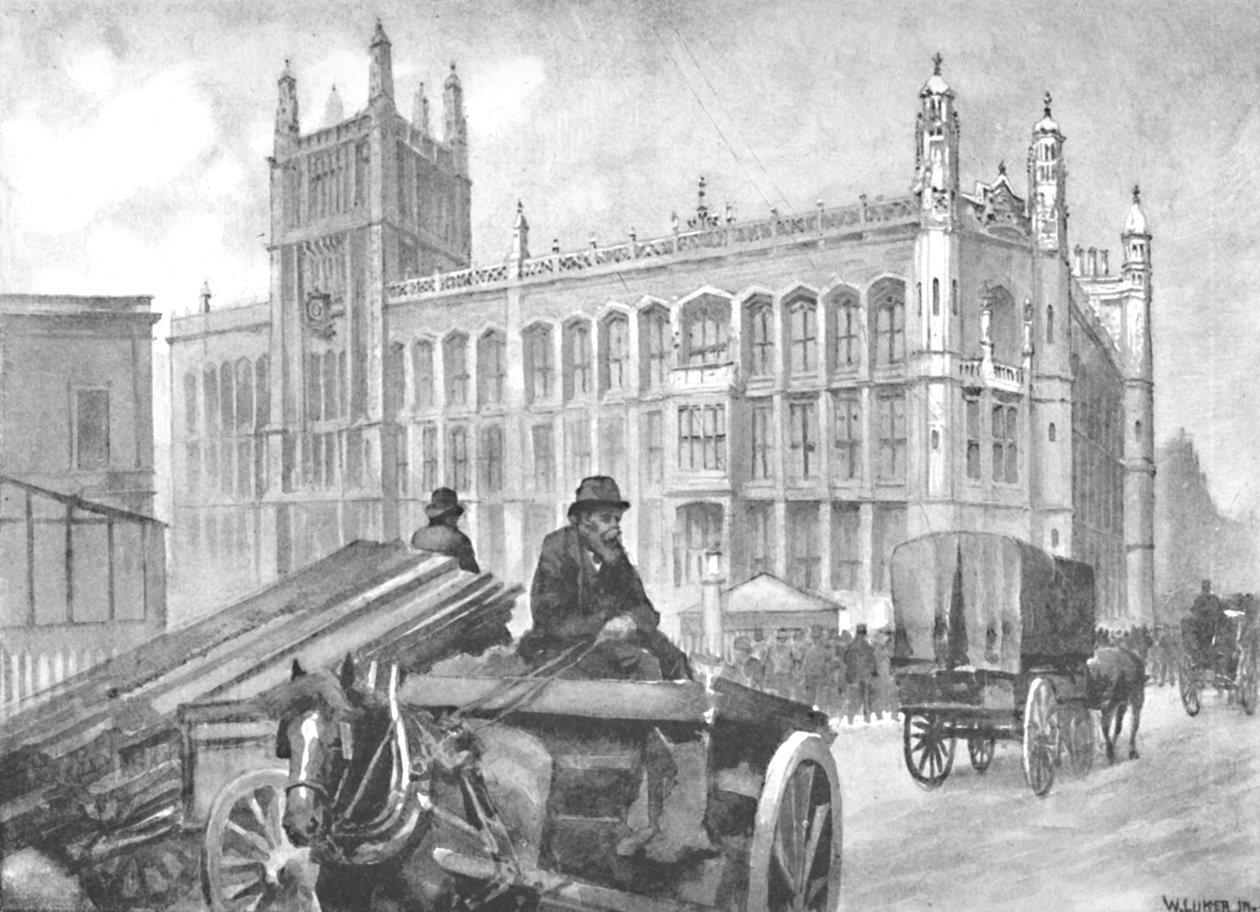 La Oficina de Registro, Fetter Lane, 1891 de William Luker