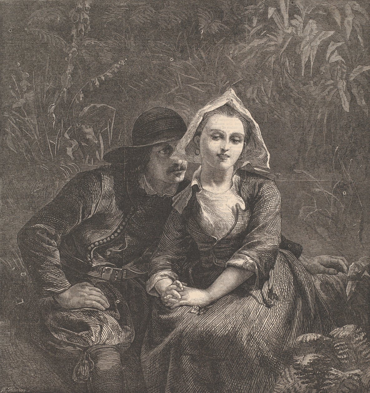 La Declaración, de Illustrated London News, 29 de agosto de 1868 de William Luson Thomas