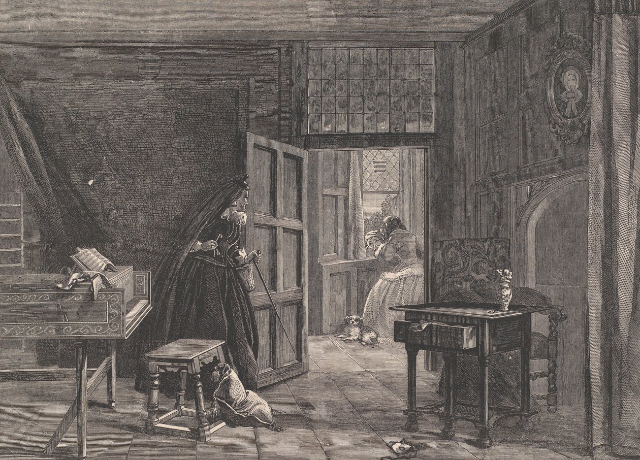 El regreso de la Duenna, de Illustrated London News, 19 de mayo de 1860 de William Luson Thomas
