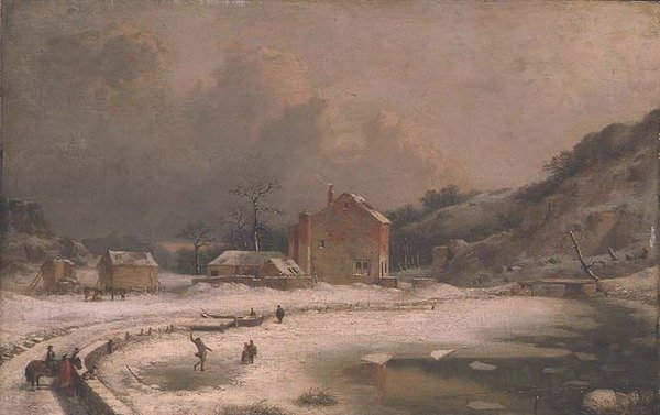 Escena de invierno de William Malbon