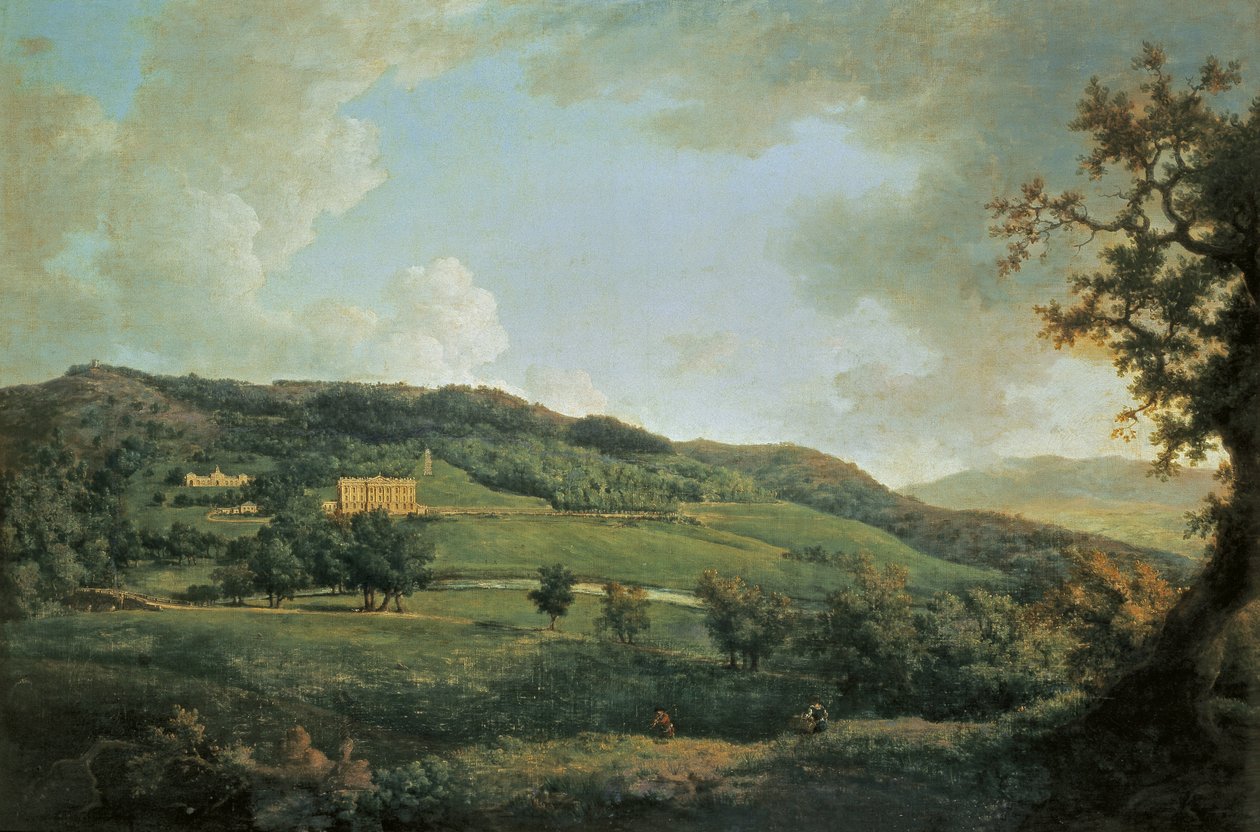 Una vista de Chatsworth de William Marlow