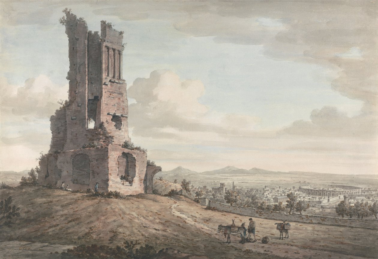 Nîmes desde la Tour Magne de William Marlow