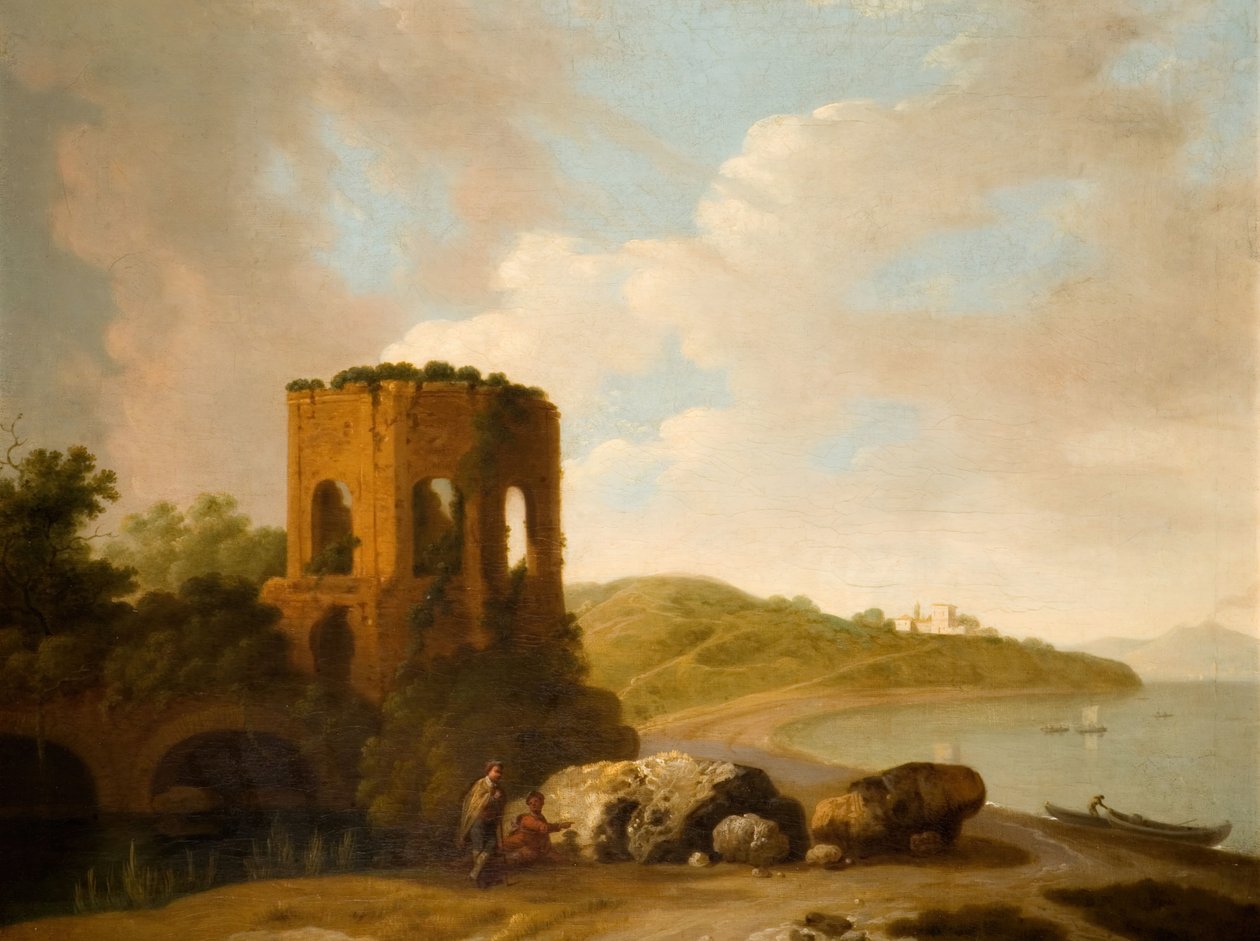 El templo de Venus, Bahía de Baiae de William Marlow