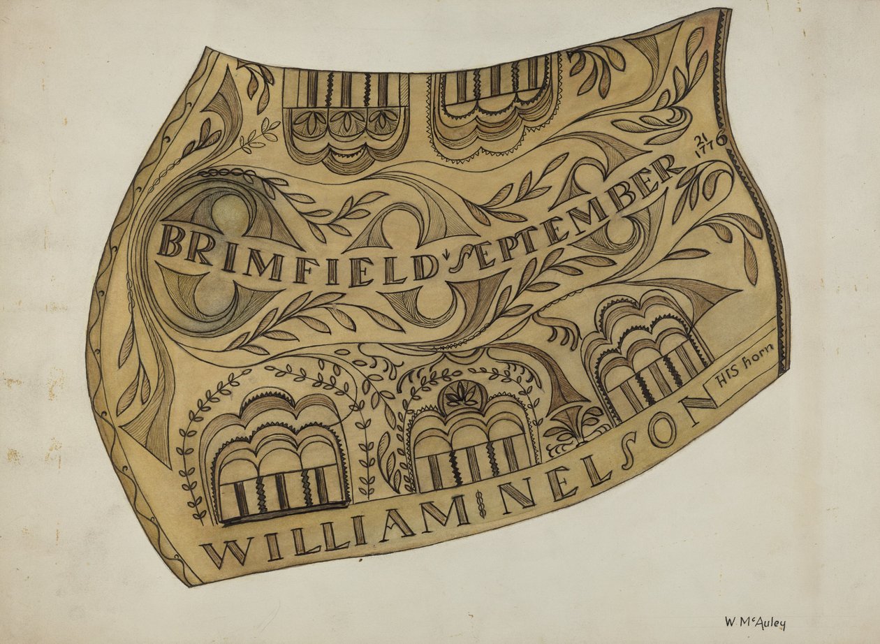 Cuerno de pólvora, c. 1937 de William McAuley