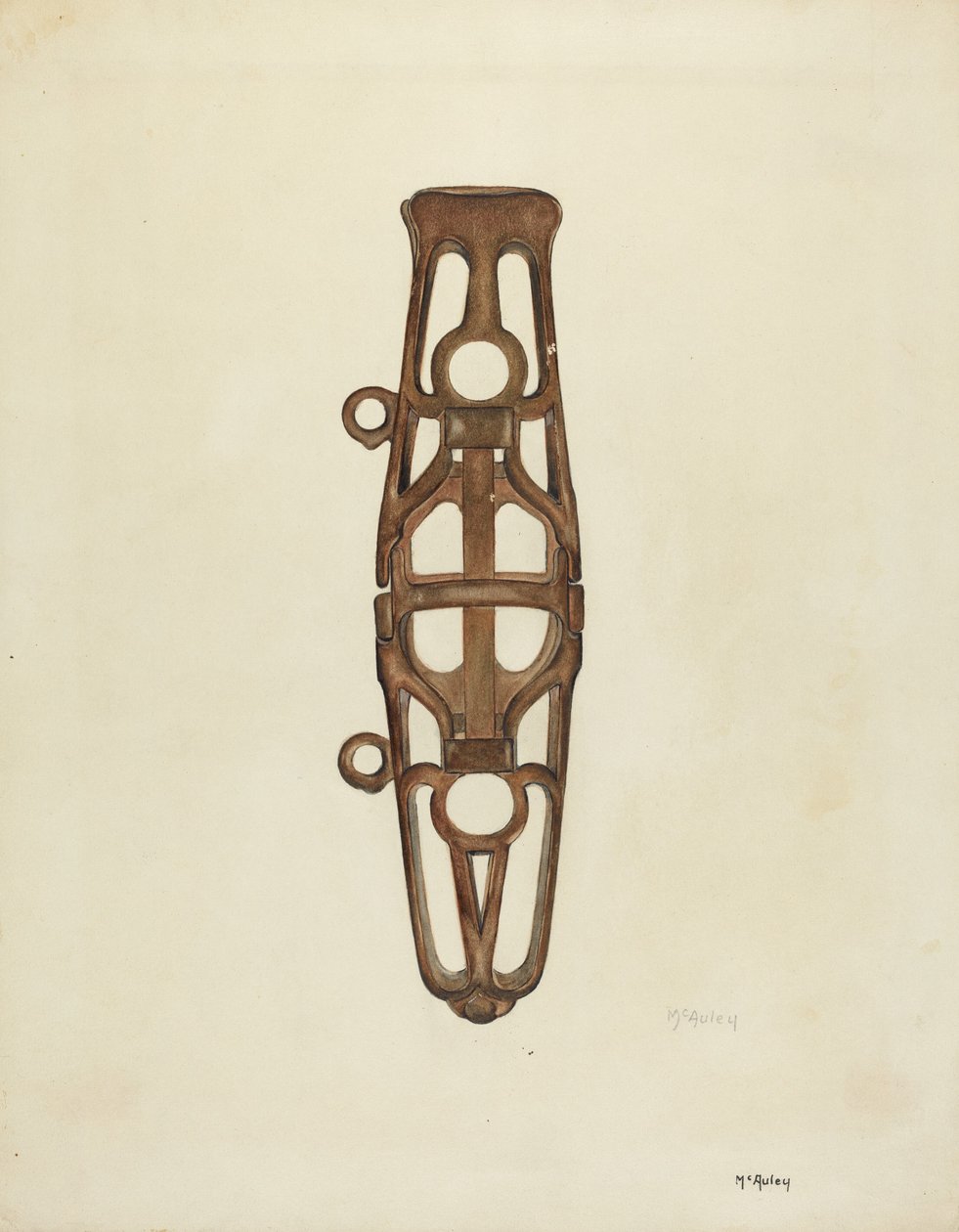 Soporte para látigo, 1935-1942 de William McAuley