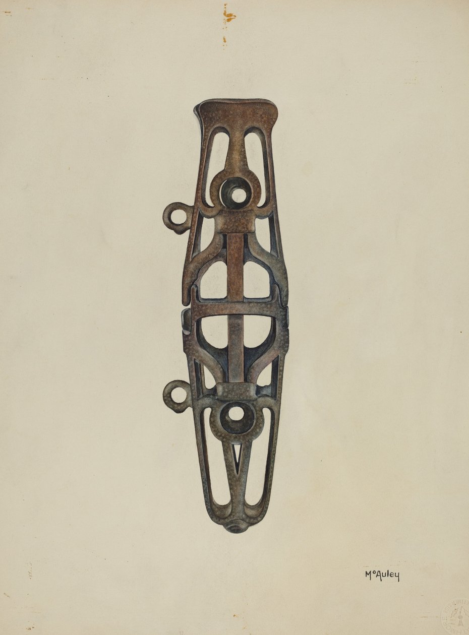 Soporte para látigo, c. 1937 de William McAuley