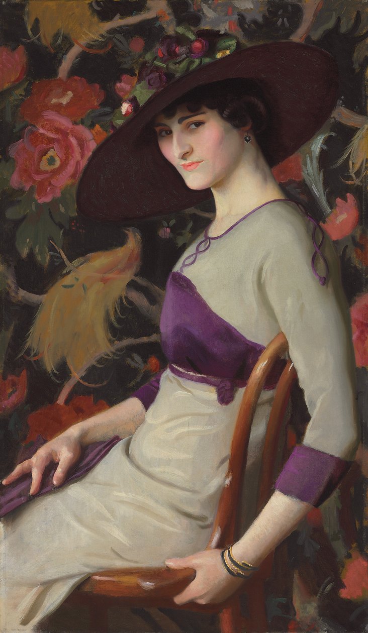 El ruso; La rusa de William McGregor Paxton