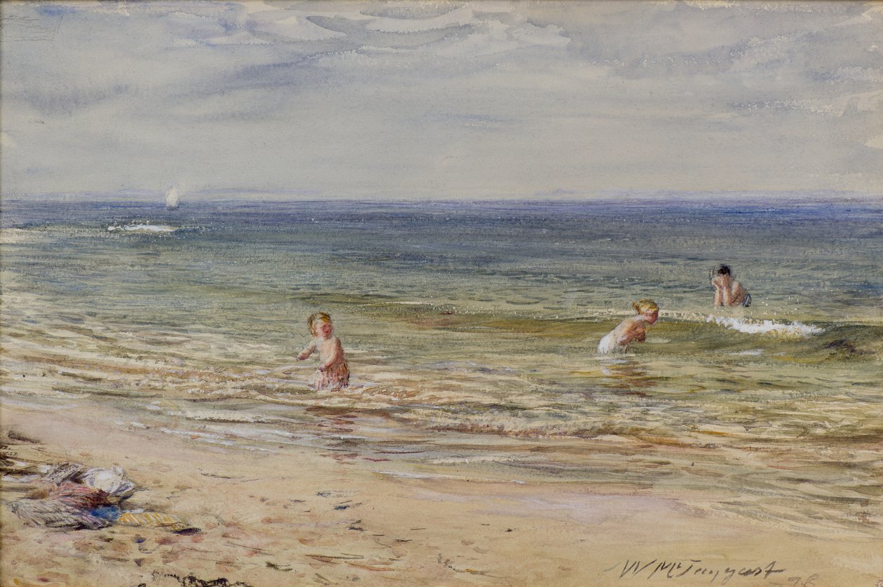 Chicas bañistas de William McTaggart
