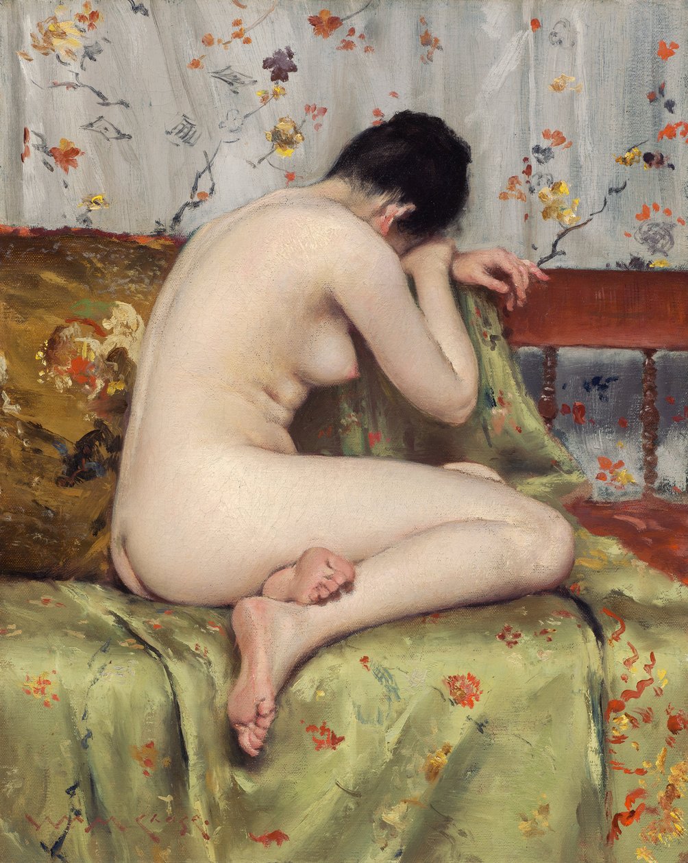 Una Magdalena moderna de William Merritt Chase