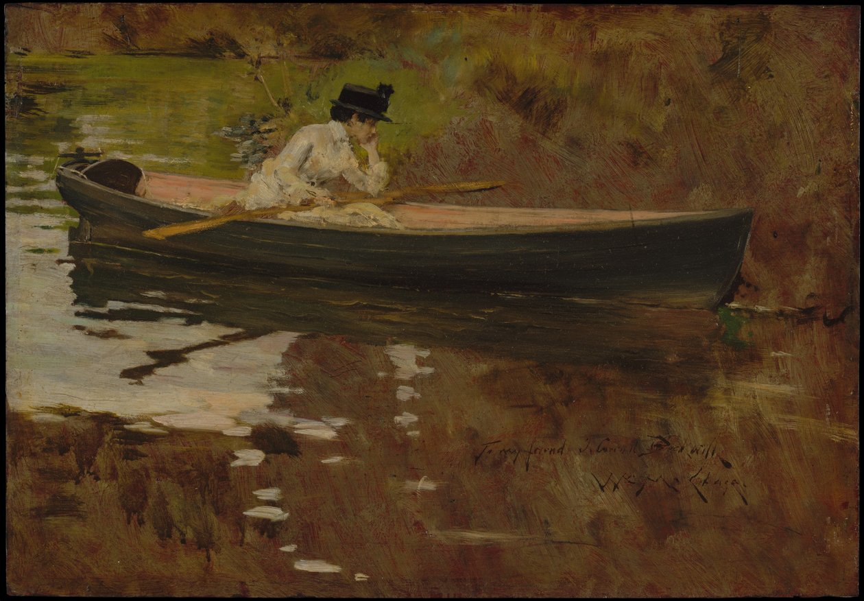 Alice Gerson en Prospect Park de William Merritt Chase
