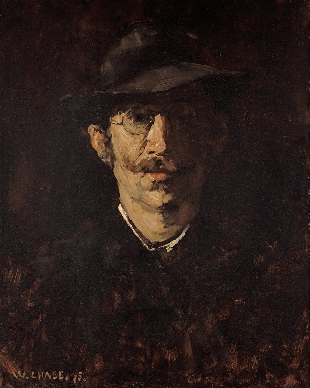 Alemán: Retrato Hugo von Habermann de William Merritt Chase