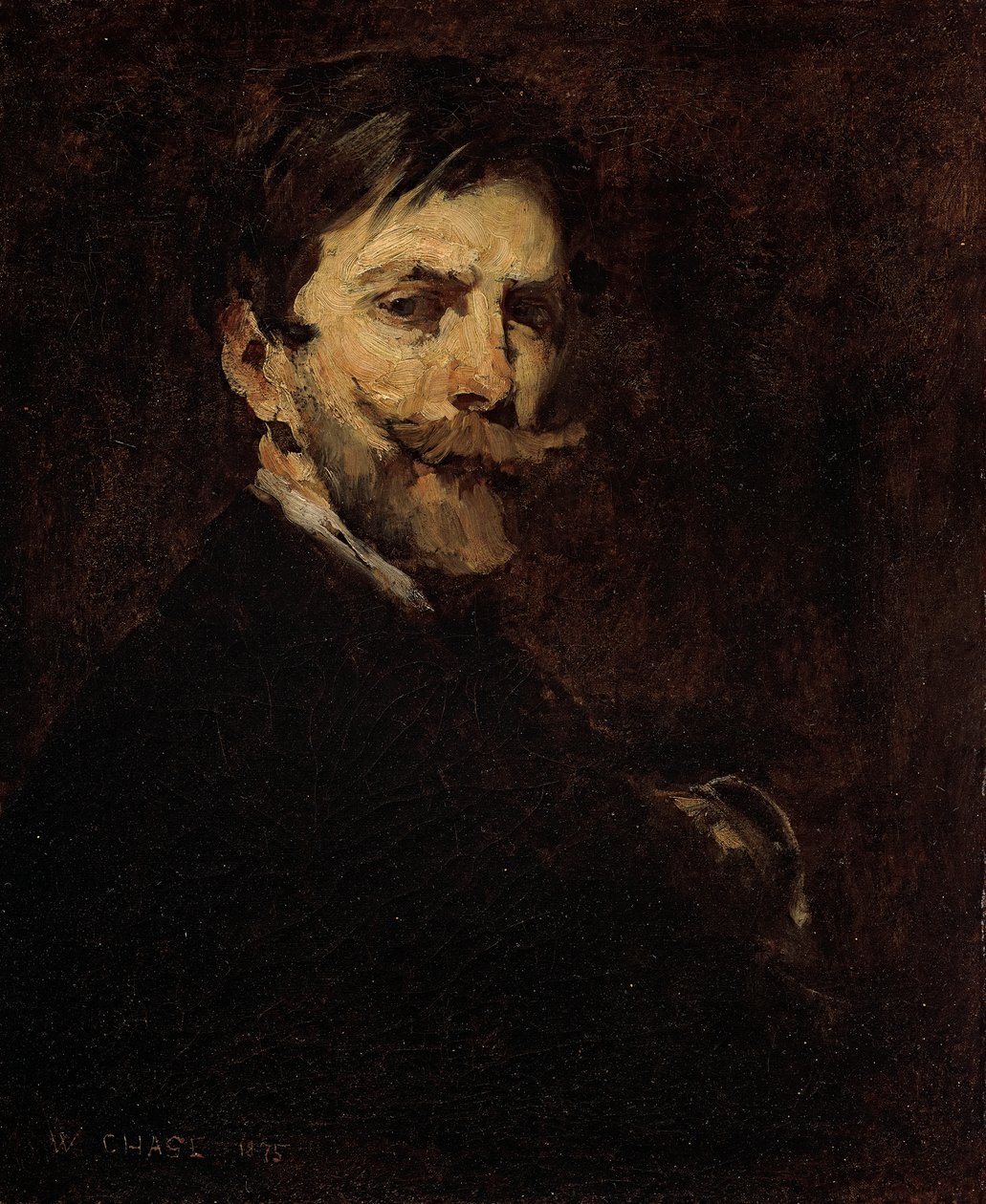 Alemán: Self-portrait de William Merritt Chase