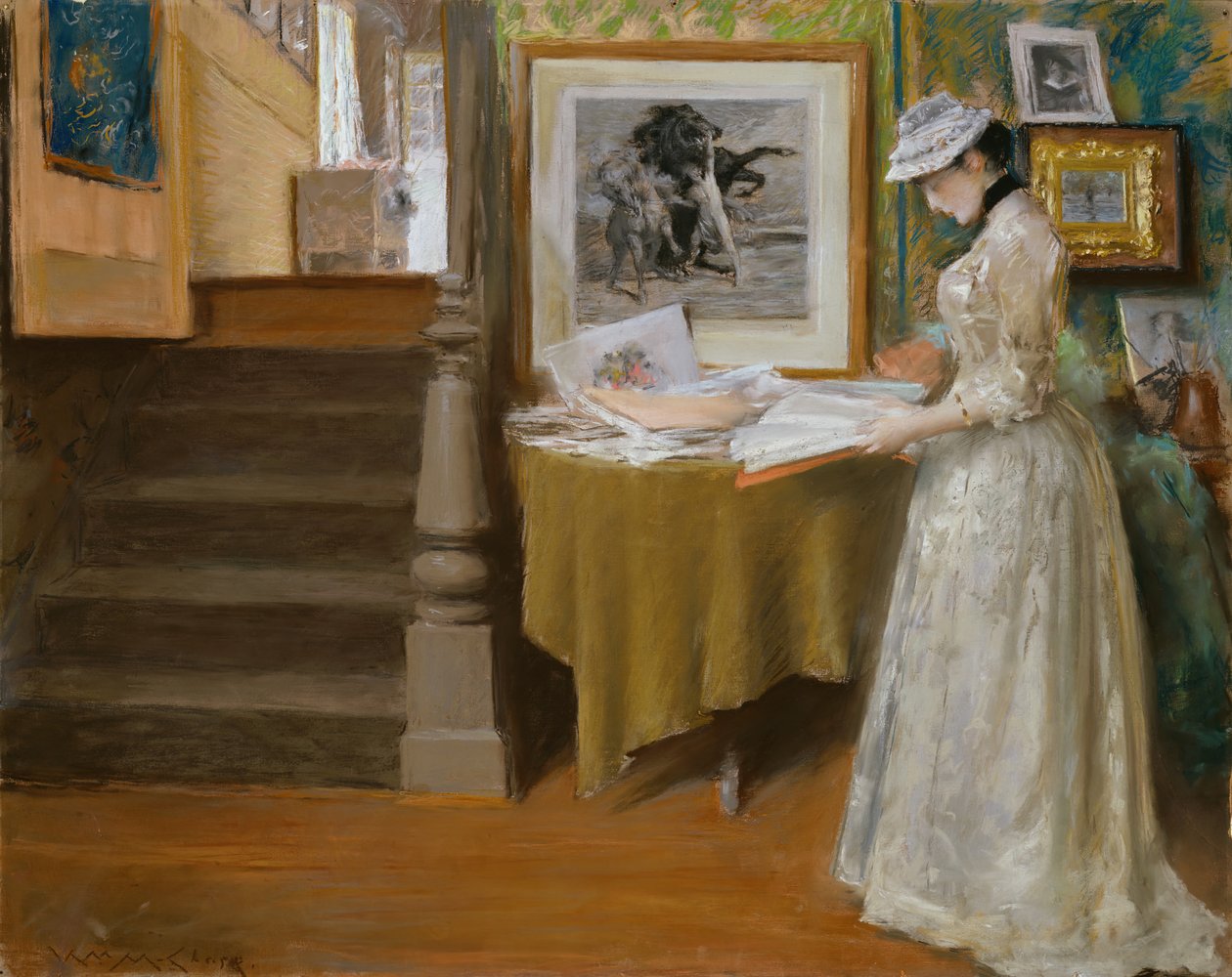 En el estudio, c. 1892-1893 de William Merritt Chase