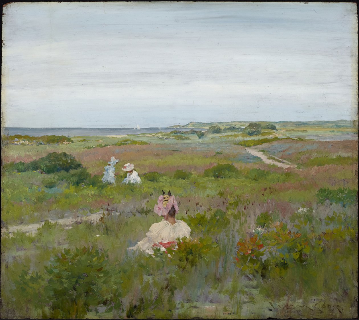 Paisaje: Shinnecock, Long Island de William Merritt Chase