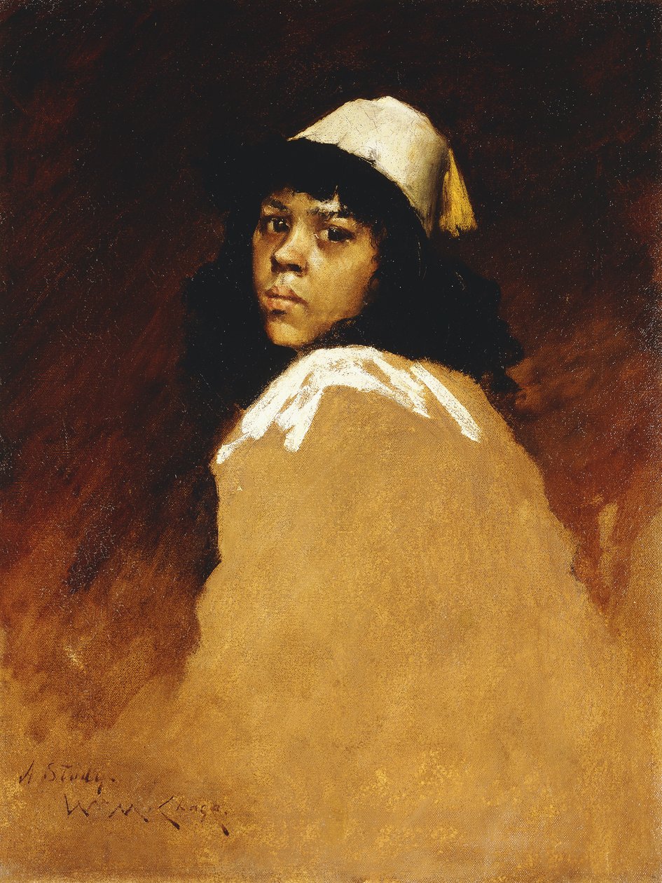 La chica marroquí, c.1886 de William Merritt Chase