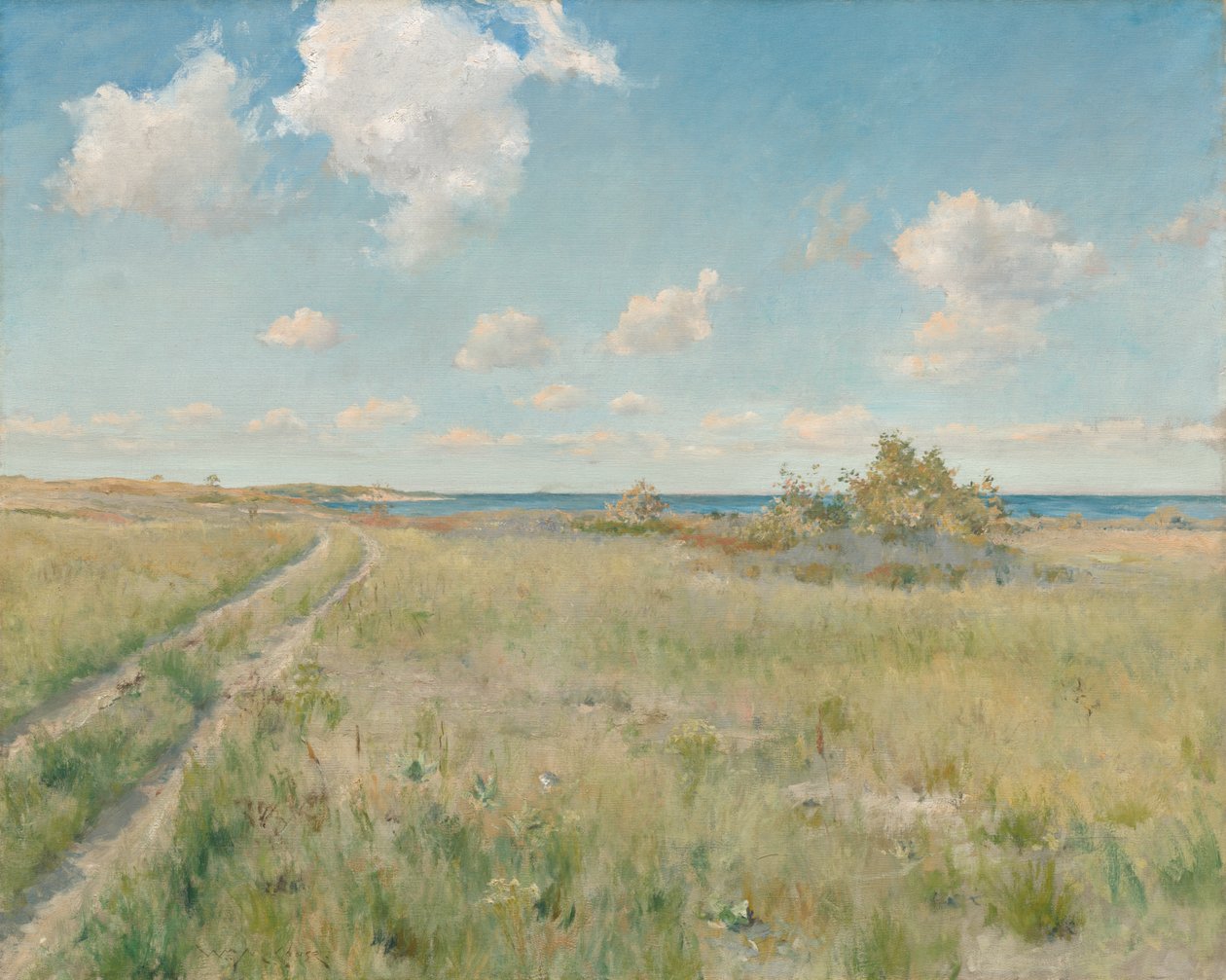 El viejo camino hacia el mar de William Merritt Chase