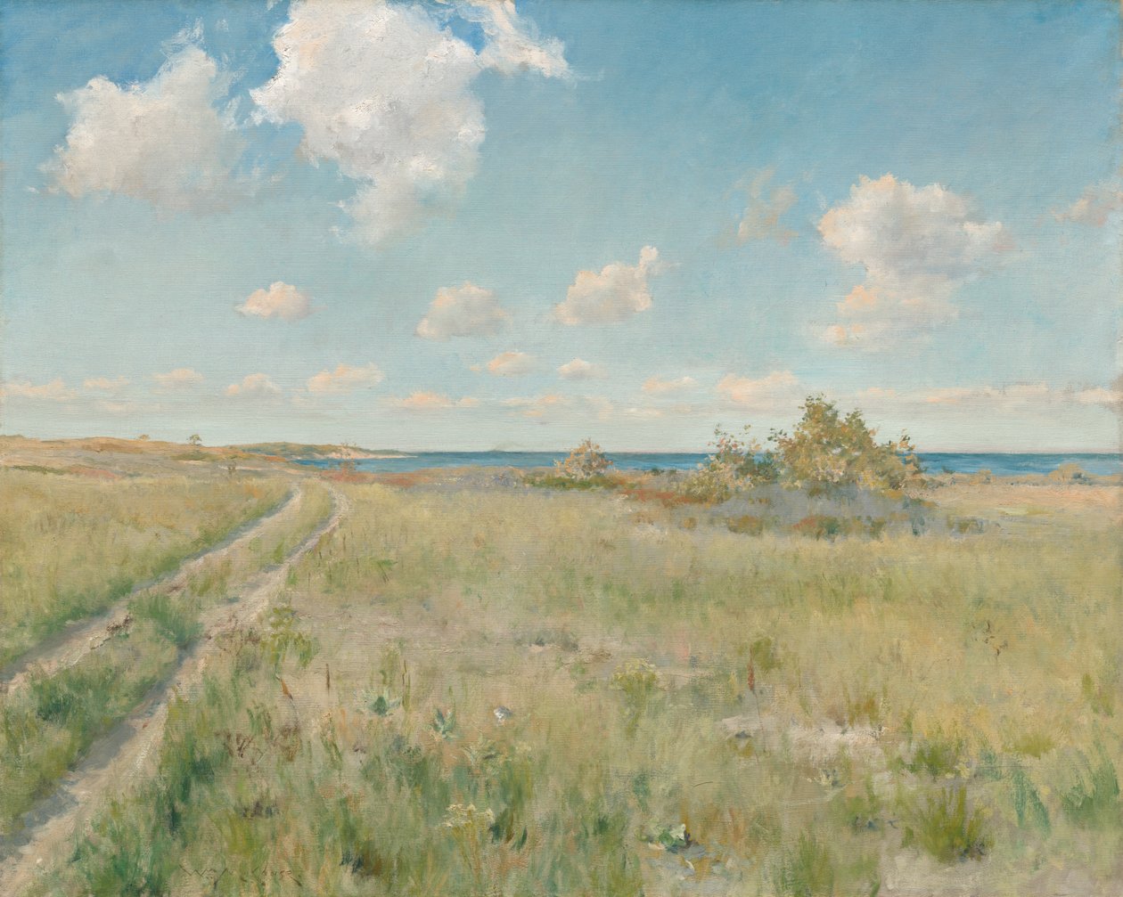 El viejo camino al mar, c. 1893 de William Merritt Chase