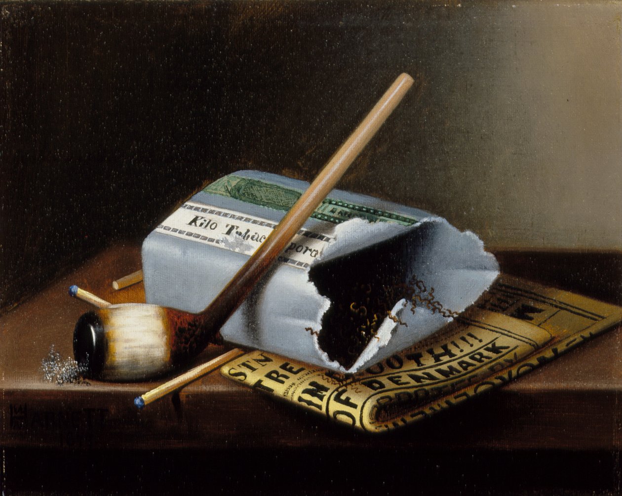 ¡Ay, pobre Yorick! de William Michael Harnett
