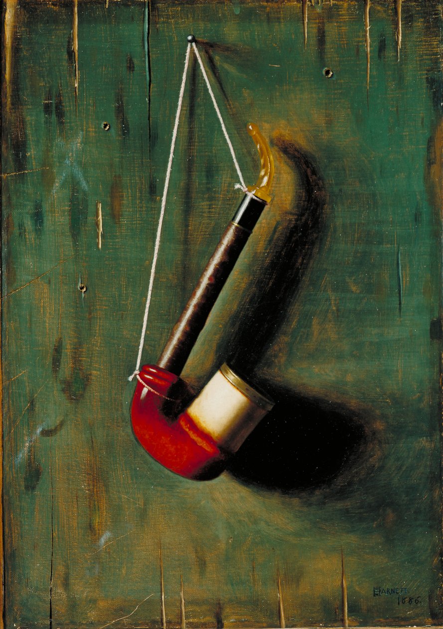 Pipa de espuma de mar, 1886 de William Michael Harnett
