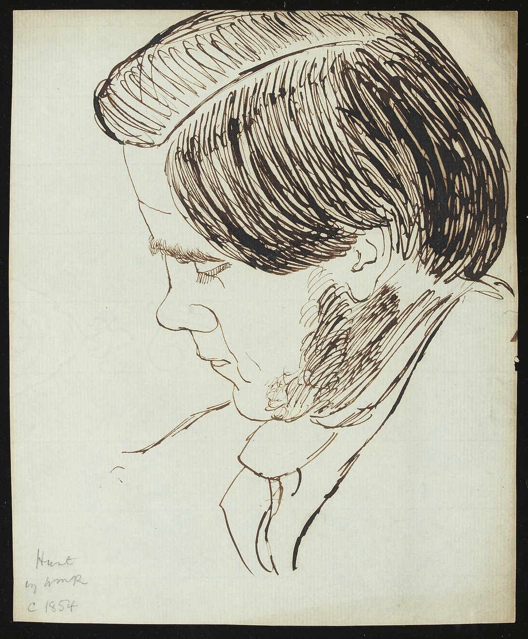 Retrato de William Holman Hunt de William Michael Rossetti