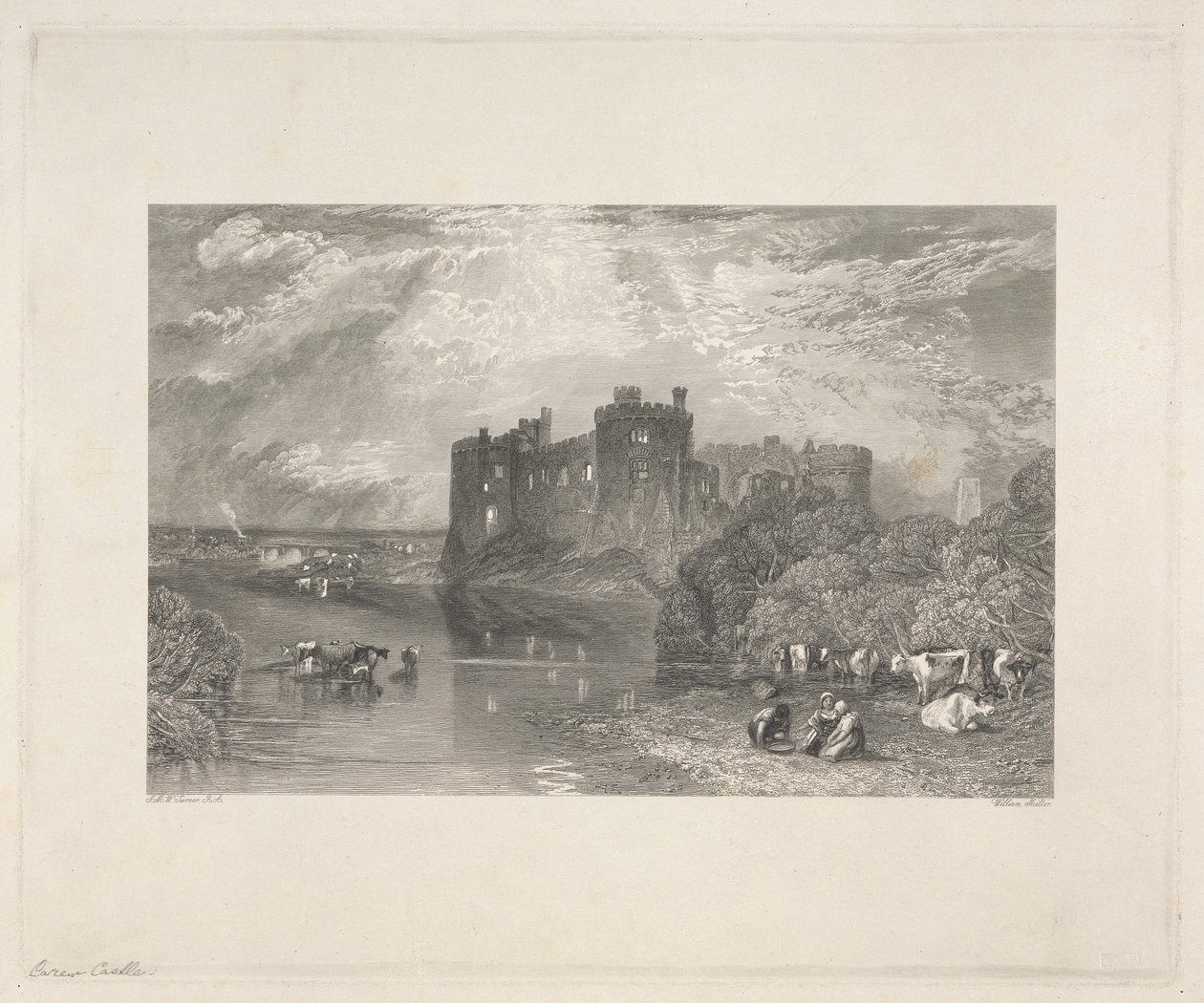 Castillo de Carew, Pembroke de William Miller