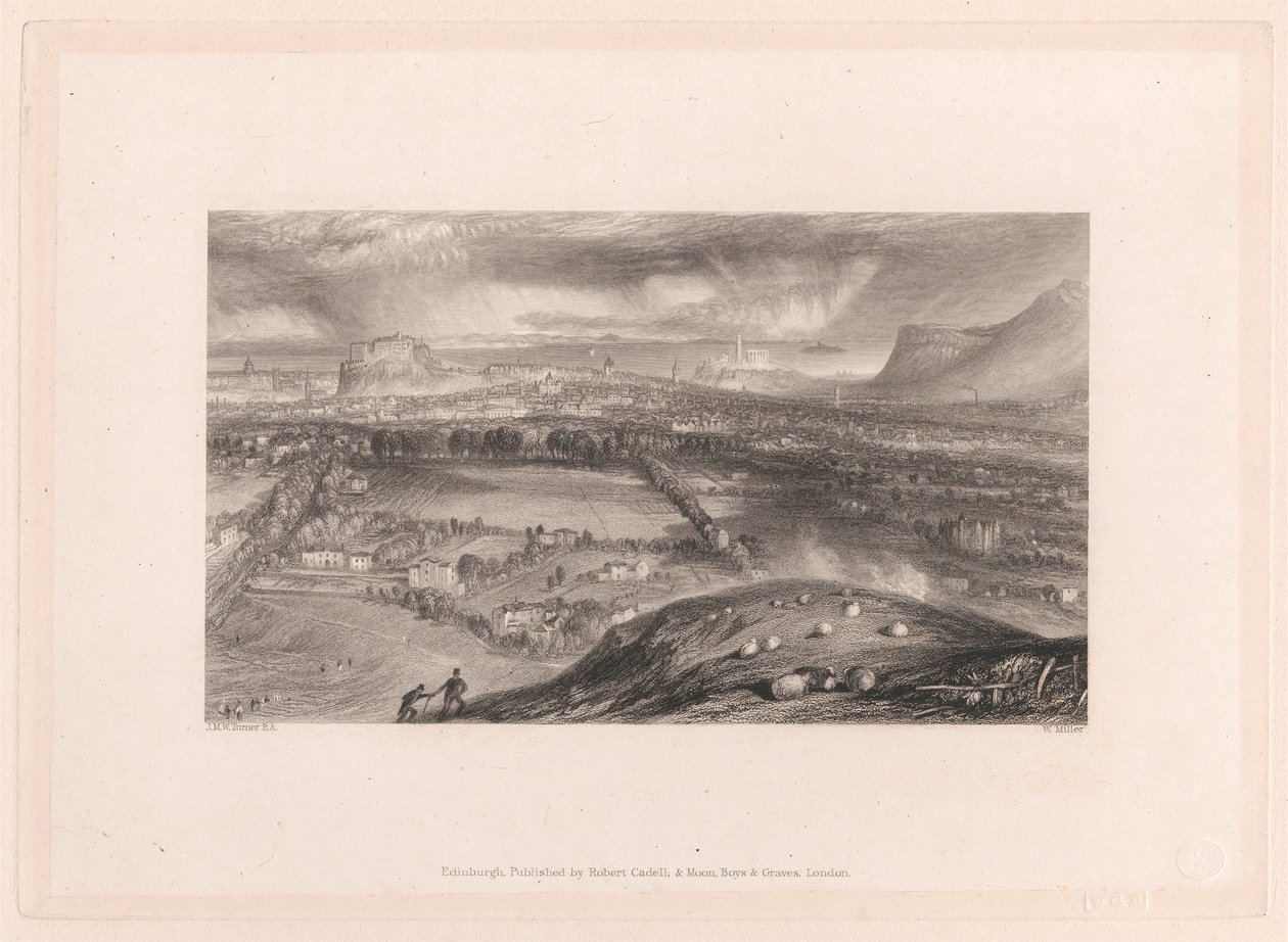 Edimburgo desde Blackford de William Miller